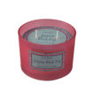 Picture of GLASS TWO WICK CANDLE JAIPUR PINK FIG